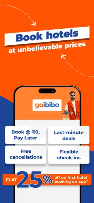 Goibibo: Hotel, Flight & Train iPhone screenshot 2