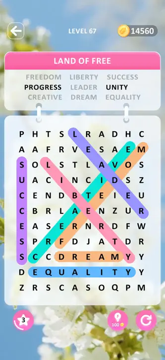 Serene Word Search screenshot 4