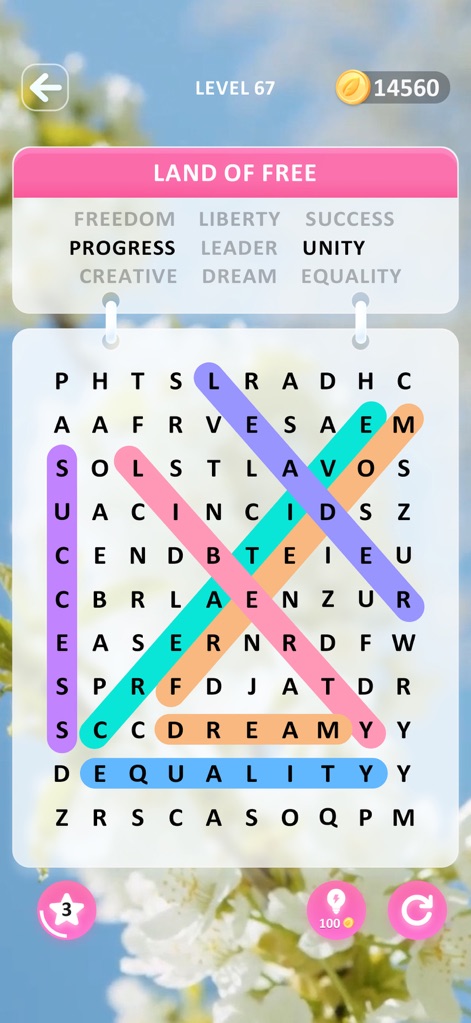 Serene Word Search - null