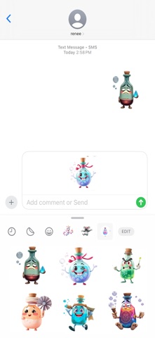 起泡魔药贴纸 screenshot