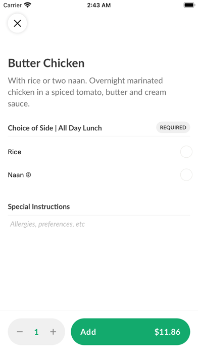 App screenshot