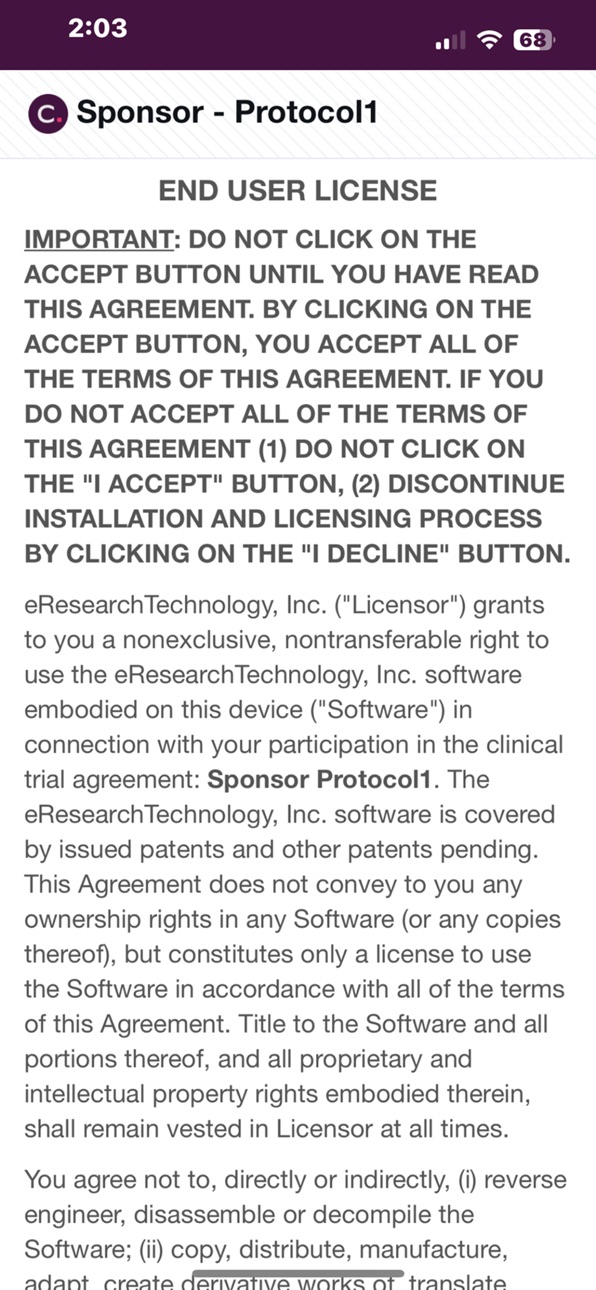 iPhone screenshot