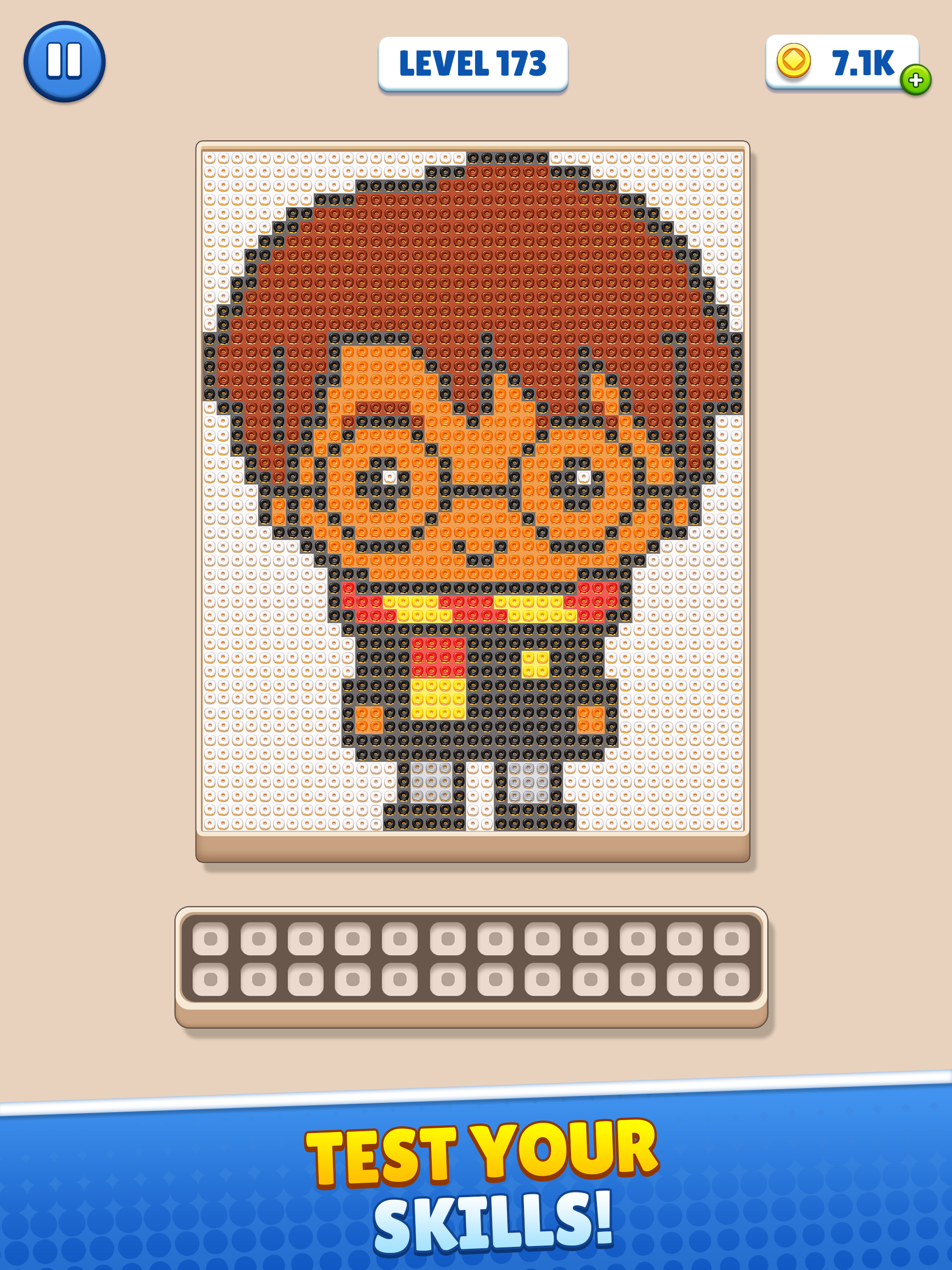 Donut Puzzle Sort: Diamond Art