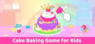 Cake Maker Kids Cooking Games iPhone screenshot