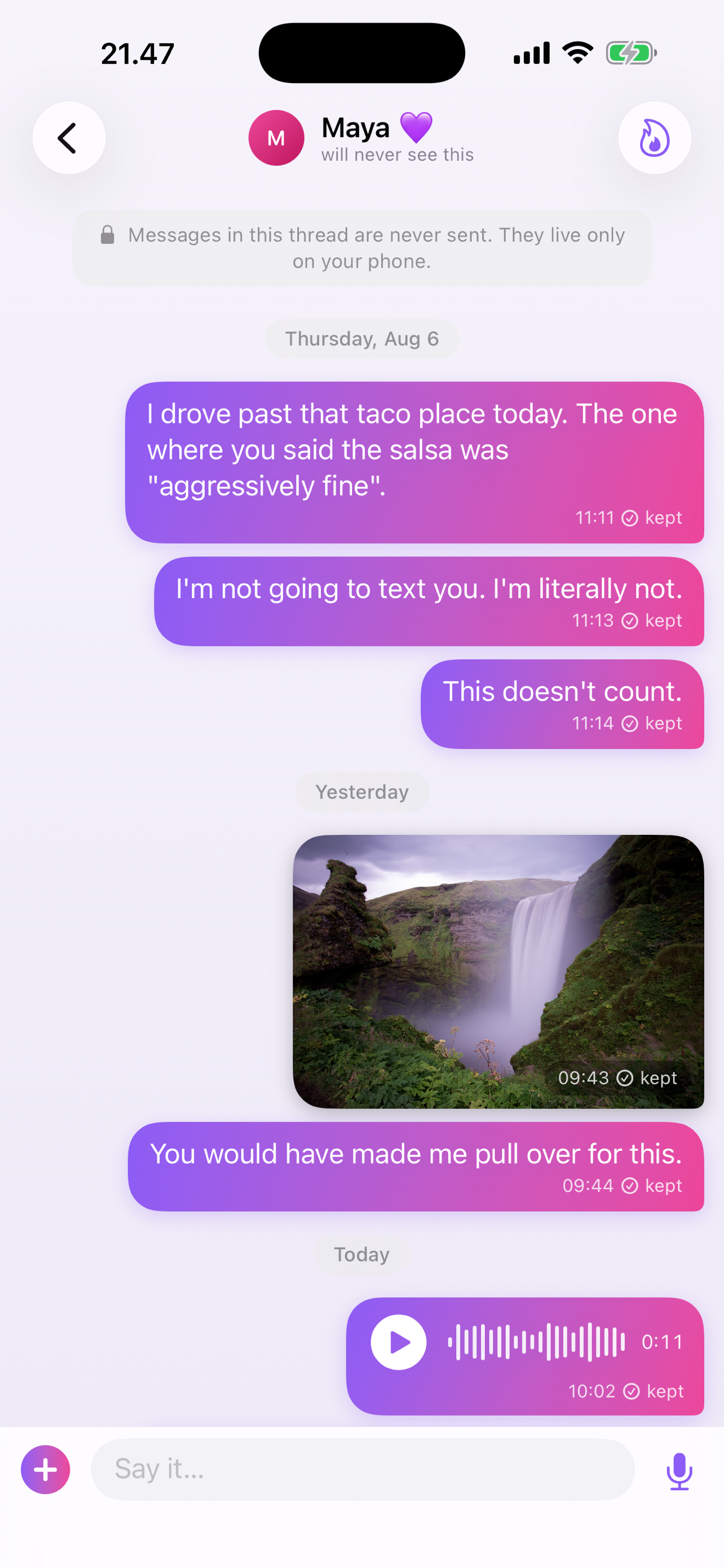 Unsaid — Say It, Don't Send It screenshot 4
