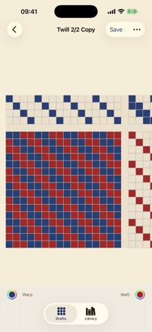 Loom Weaving Drafts iPhone screenshot