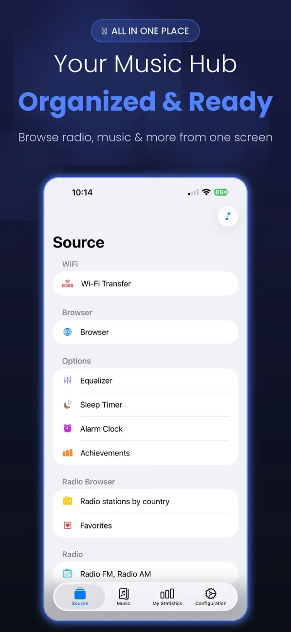 Screenshot #1 pour Offline Music Mp3: TuMusic