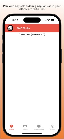 BYO Order screenshot