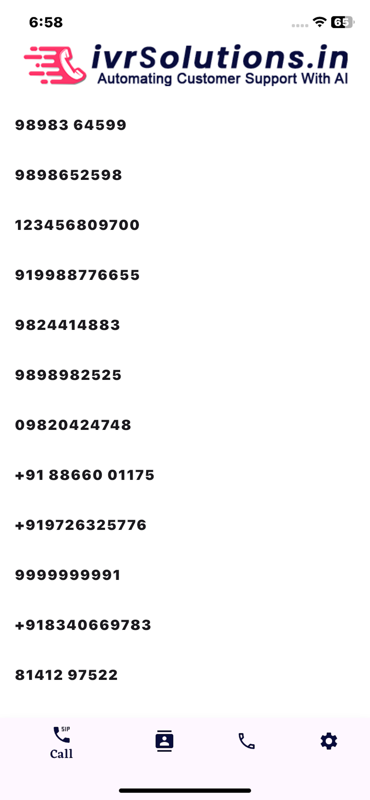 IVR Solutions - WSS