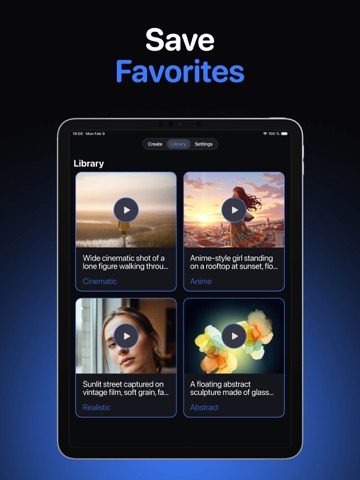 ClipCraft - AI Video Generator iPad screenshot