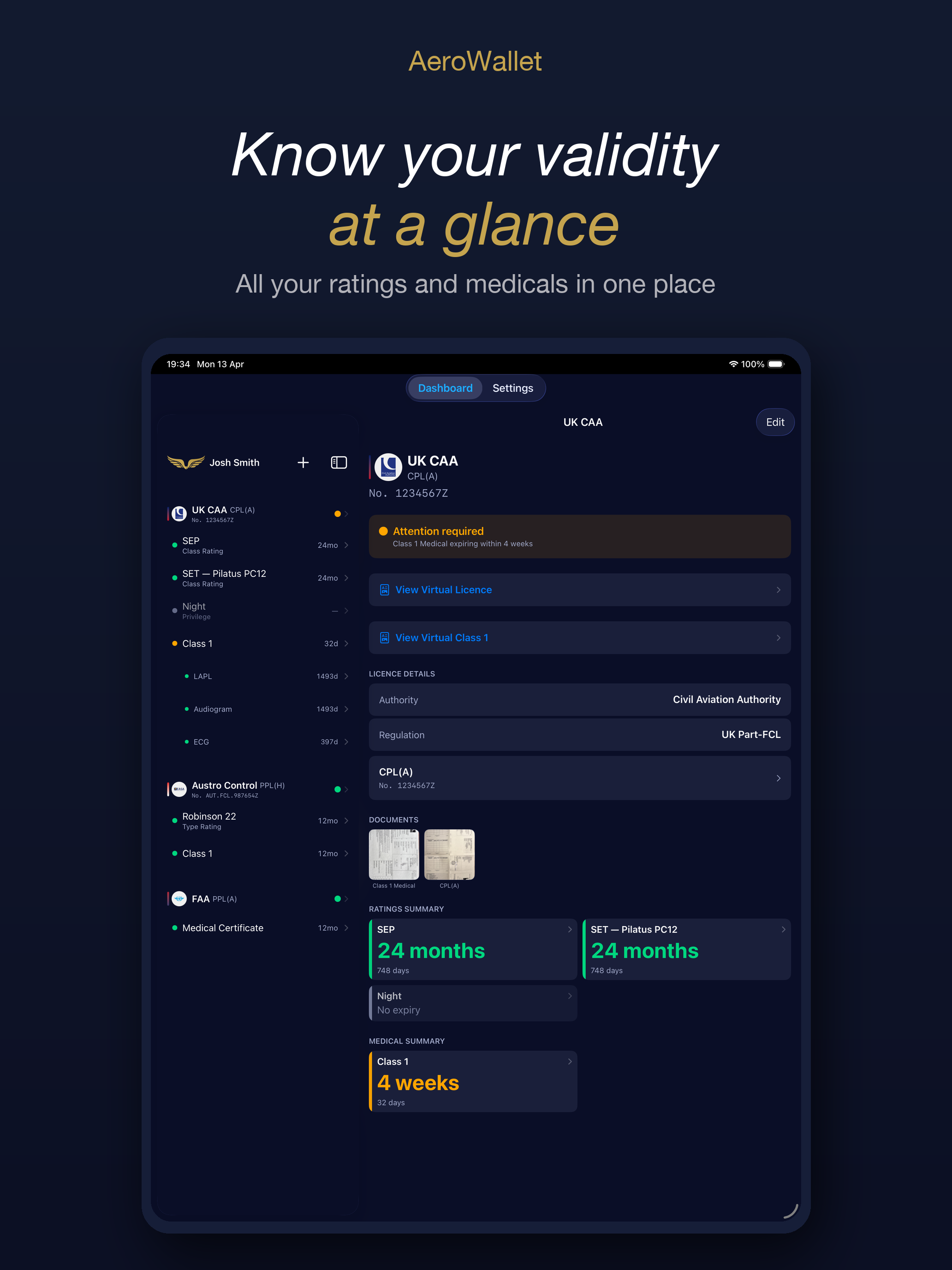 AeroWallet: Pilot Validity screenshot 7