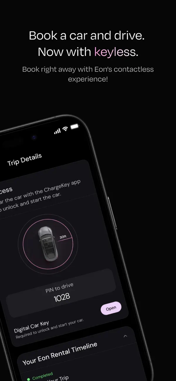 Screenshot #2 pour Eon: Electric Car Rentals