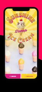 Sunshine Scoop Ice Cream screenshot #1 for iPhone