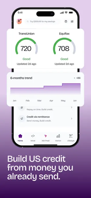 Kredete Send Spend Save Credit screenshot 2