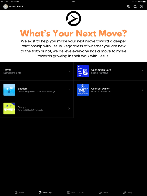 movechurch.tv iPad screenshot 2 - Lifestyle app
