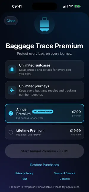 Baggage Trace screenshot 3