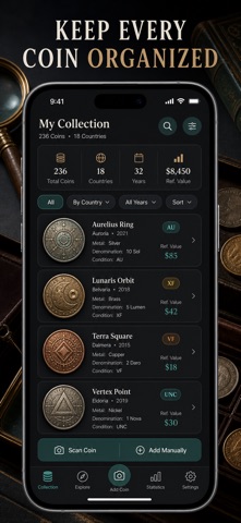 拍照识别古钱币 screenshot