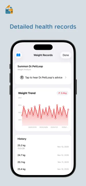 PetiLoop – Pet Health Tracker screenshot 4