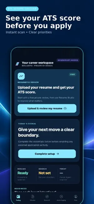 ResumeFix: AI Resume Builder screenshot 1