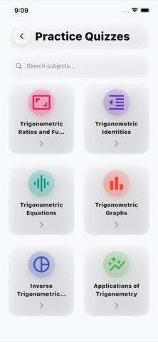 Trigonometry Practice iPhone screenshot