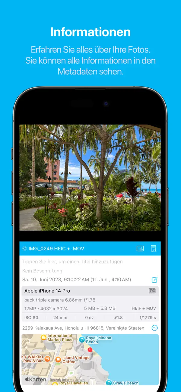 HashPhotos iPhone App Screenshot 8 – Foto & Video
