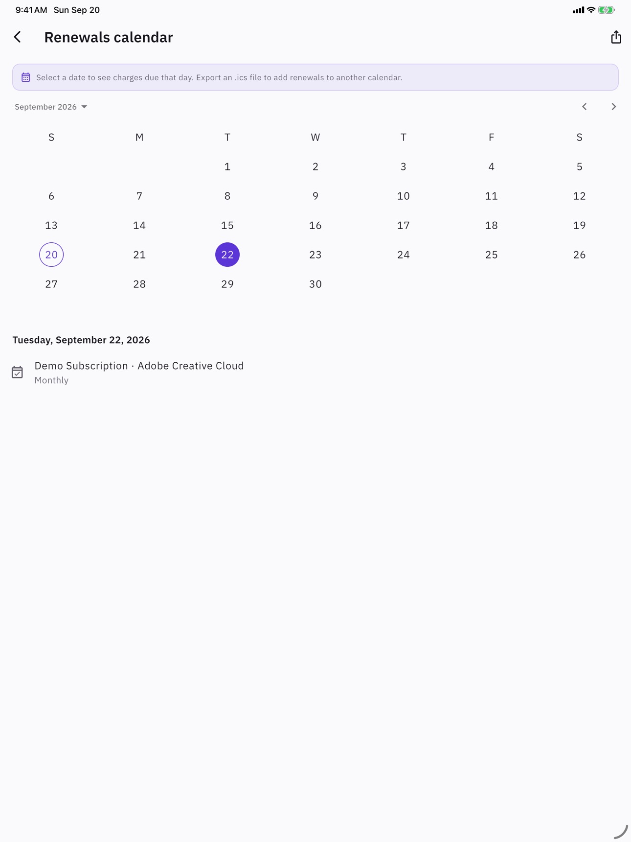 Screenshot 8 of HicRenew: Subscription Tracker