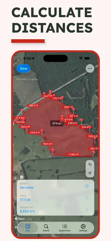 Map Area Calculator - Marea screenshot 3 of 7