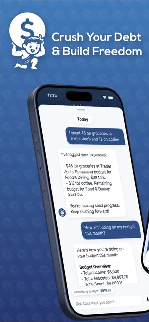 Debt Payoff Plan: Atlas Budget screenshot 1