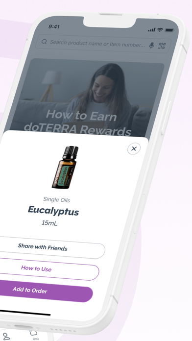 doTERRA Shop Screenshot