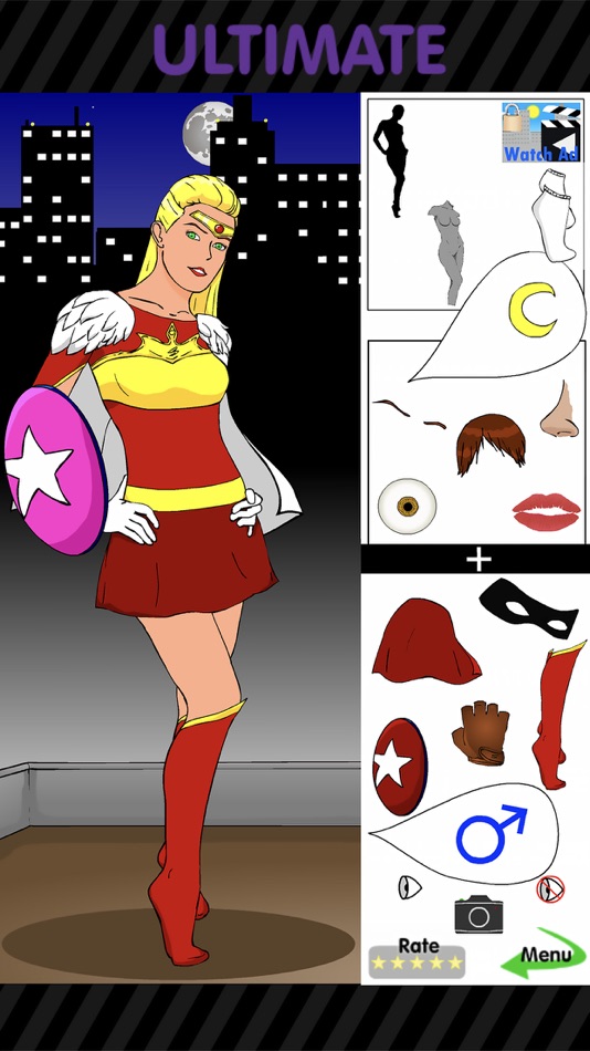 #2. Create A Superhero (iOS) 由: Salvador Nunez