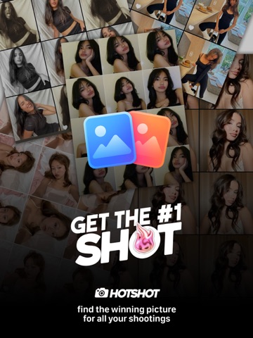 hotshot - compare selfies iPad screenshot