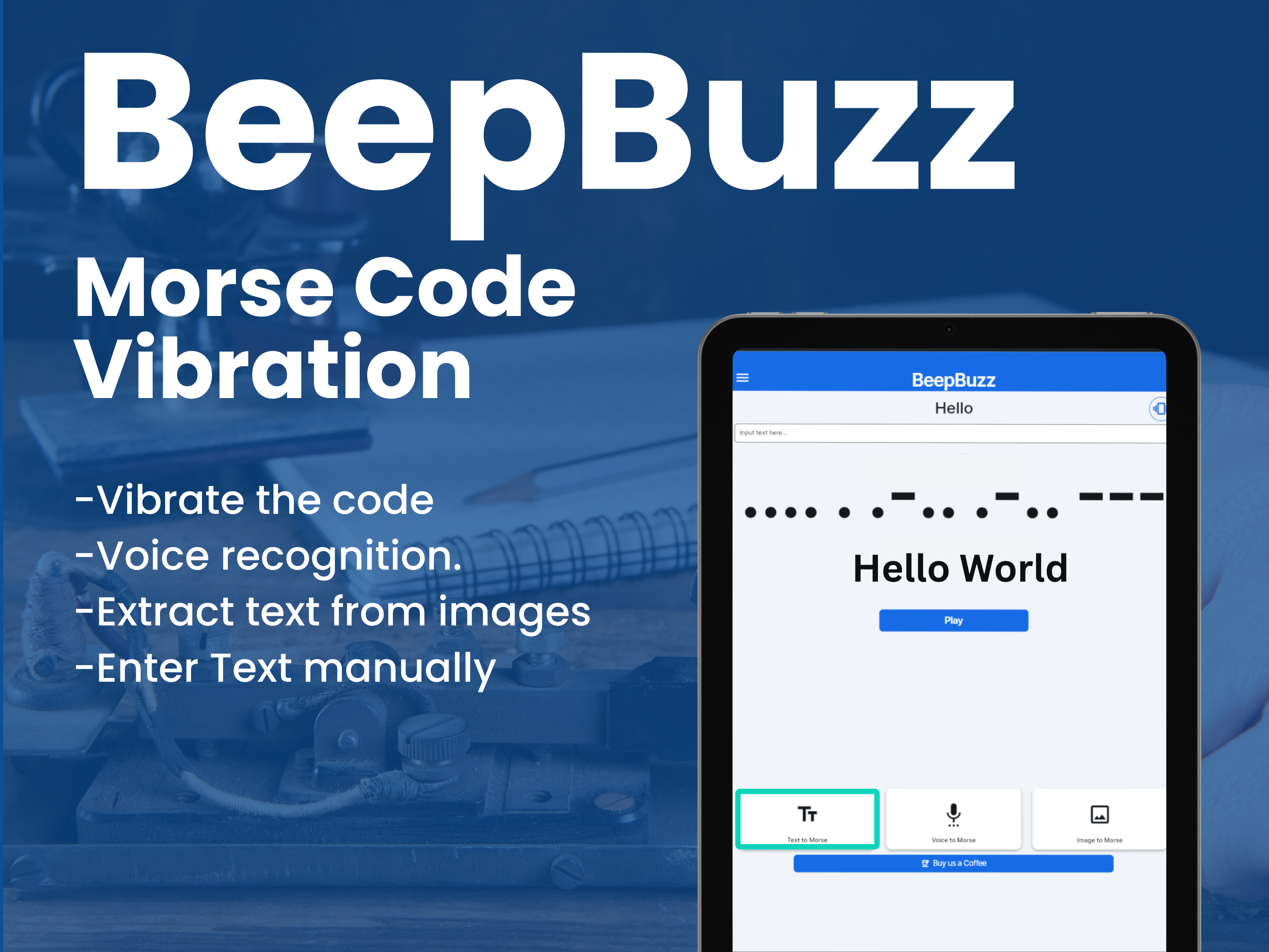 BeepBuzz  Morse Code Vibration
