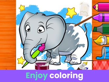 Animal Coloring Kids Games iPad screenshot