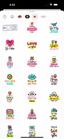 Valentine's Day - Cute Sticker のスクリーンショット
