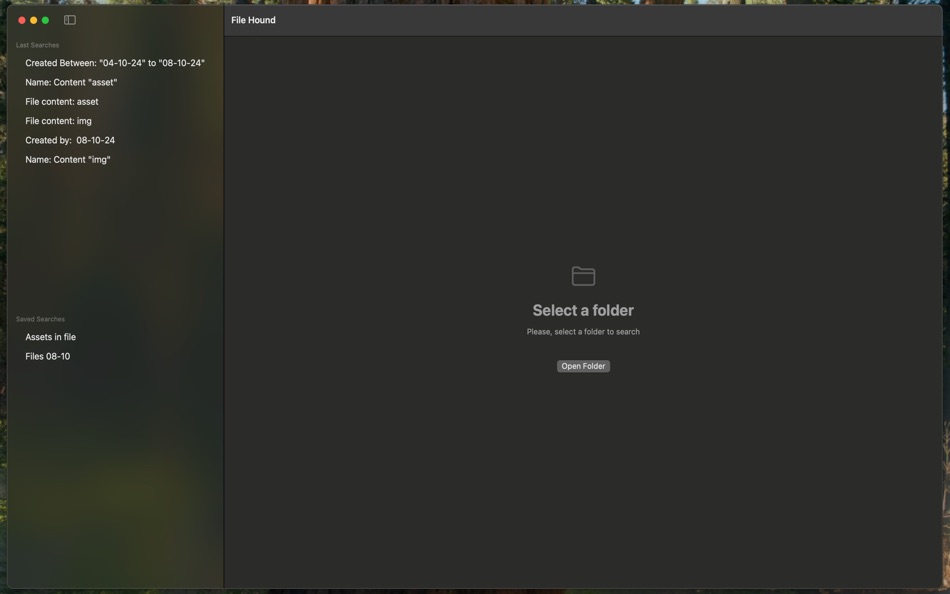 #1. File Hound (macOS) 게시자: Constellation Ltd