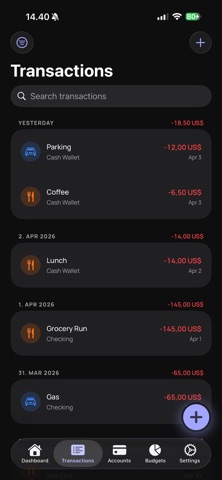 Moni – Money Tracker & Budget screenshot