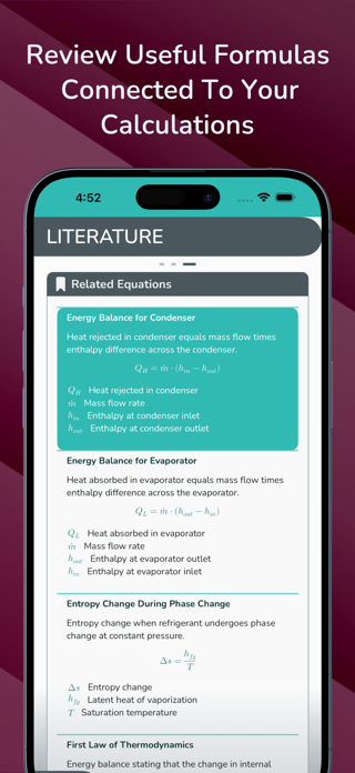 Refrigerant Tables Screenshot 7 of 10