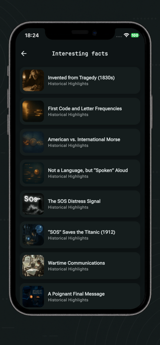 Morse Code Communicator Screenshot 4 of 6