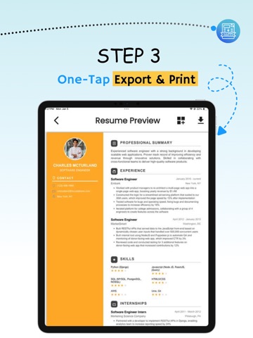 Resume Builder Pro: ResAI iPad screenshot