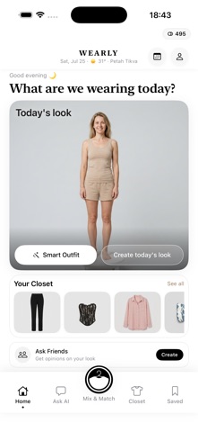 Wearly - AI Stylist Screenshot 1 of 5