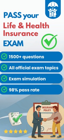 Life Insurance Exam Practice iPhone screenshot