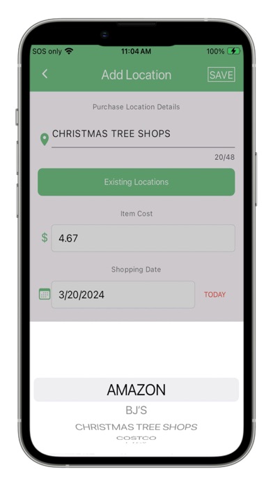 Shopper Keeper Screenshot