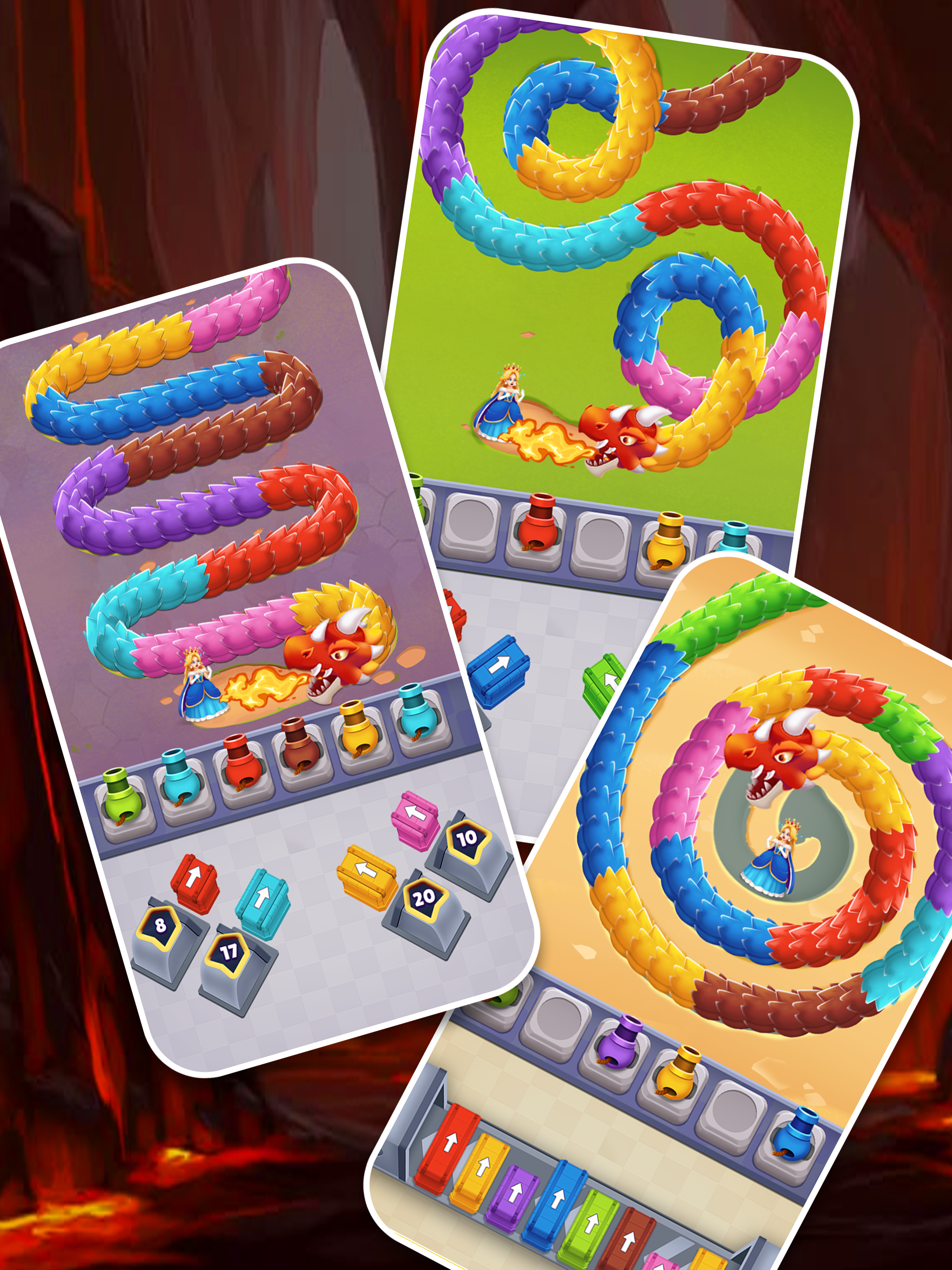 Queen Rescue: Dragon Puzzle