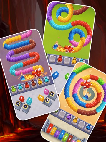 Queen Rescue: Dragon Puzzle iPad screenshot