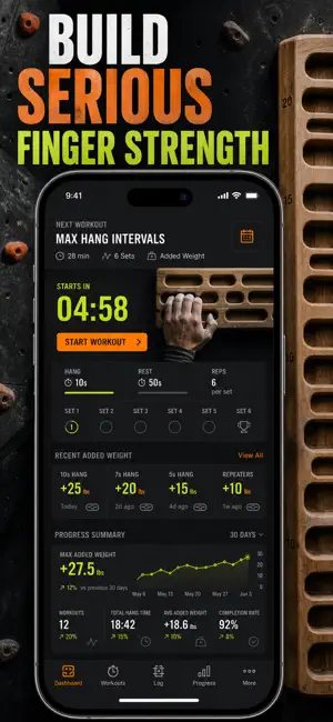 Hangboard: Climbing Training screenshot 1
