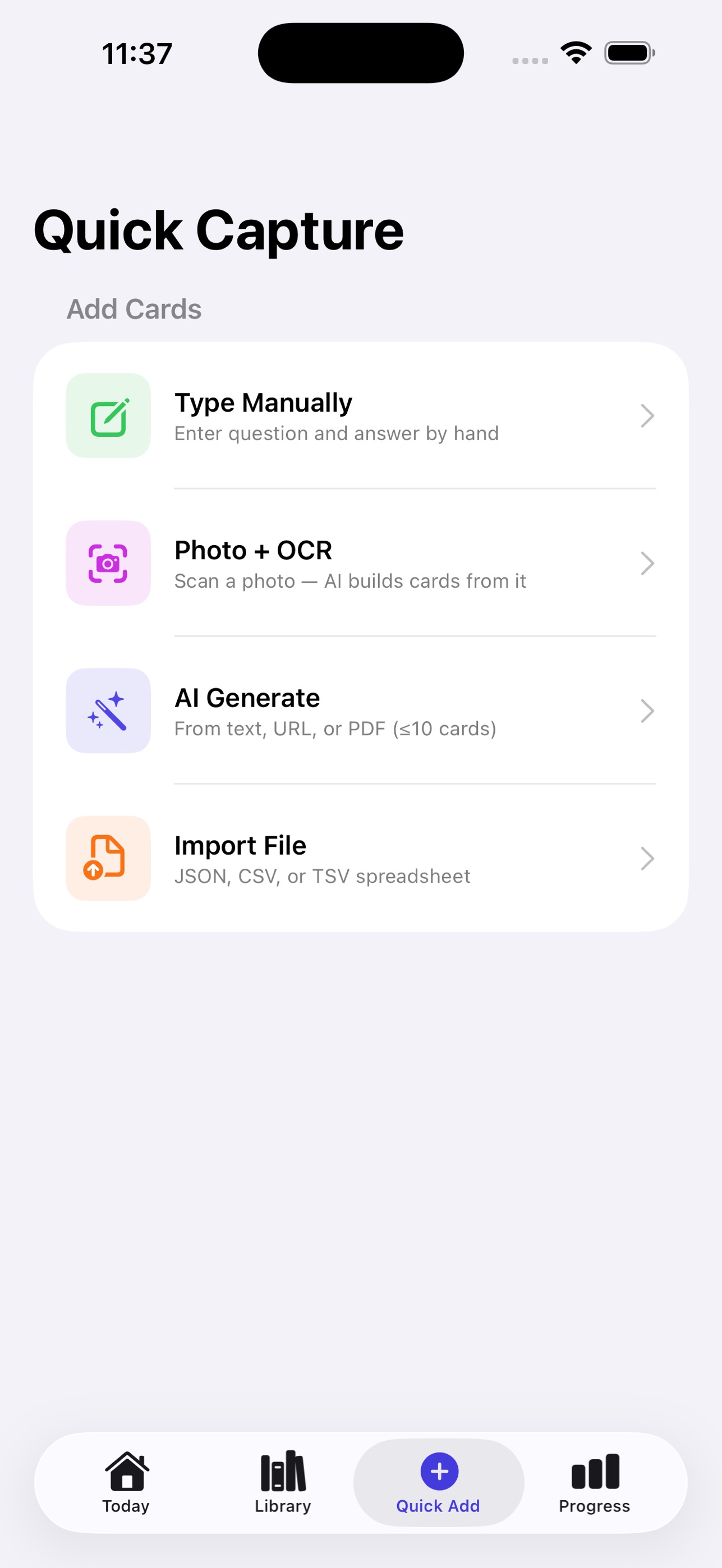 Screenshot 5 of RecallForge: Cert Study
