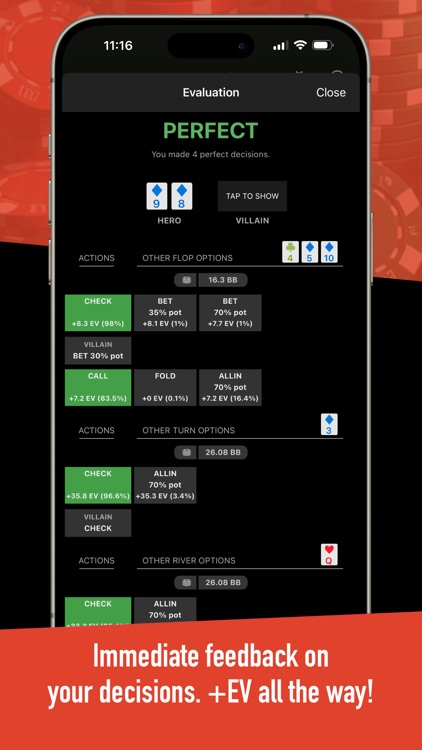 Postflop+ GTO Poker Trainer