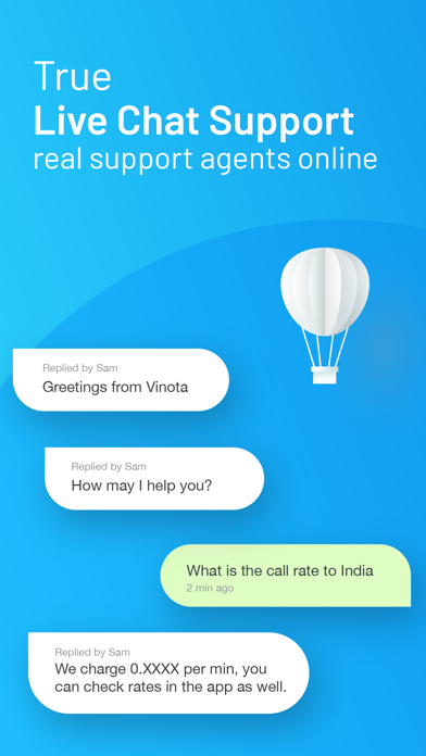 Vinota - International Calling Screenshot