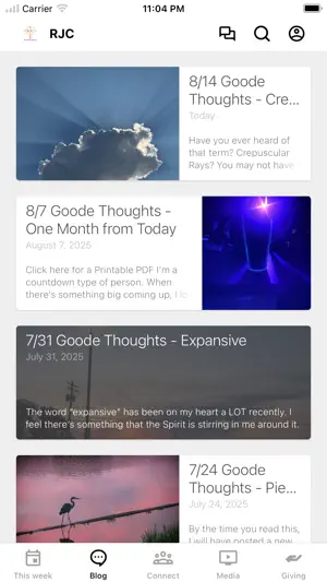 ResoundingJoy Church screenshot 2