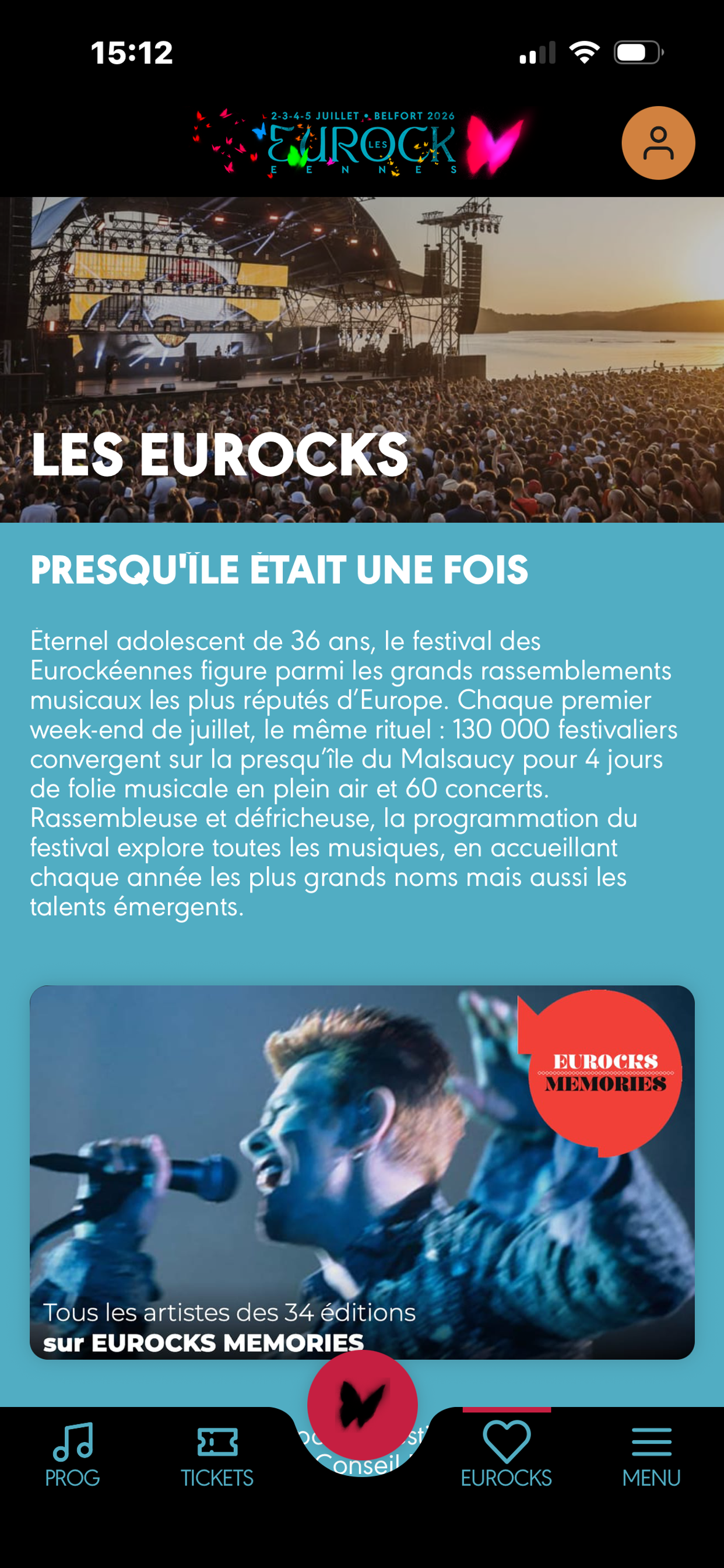 Les Eurockéennes 2026 screenshot 4